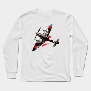 WW2 Fighter Plane Long Sleeve T-Shirt